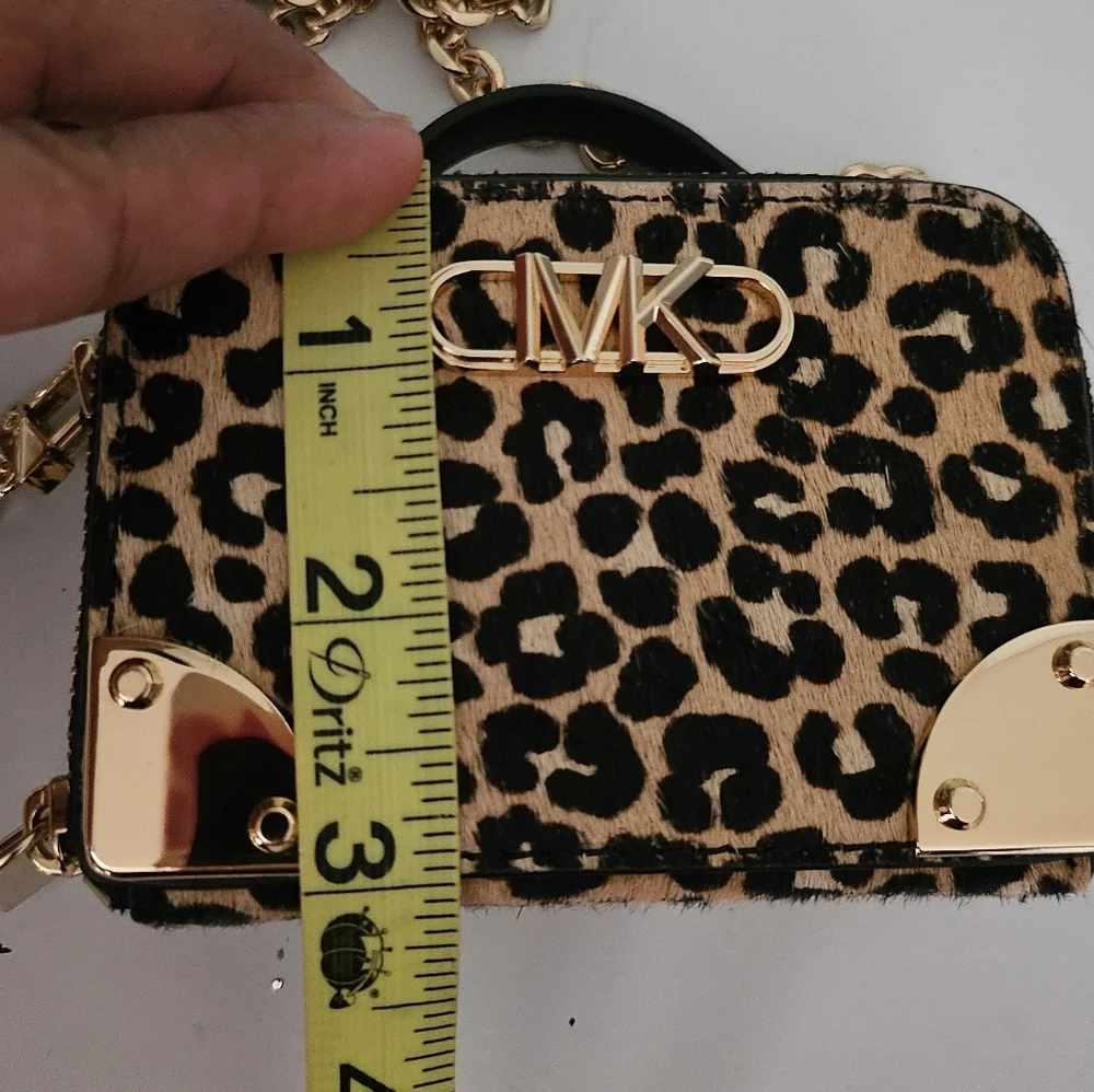 Michael Kors Estelle Micro Leather Trunk Mini Bag - Picture 11 of 12